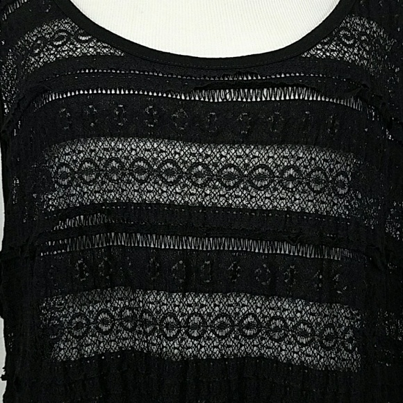 Final Markdown! Torrid Black Lace Tank Top - Picture 3 of 8